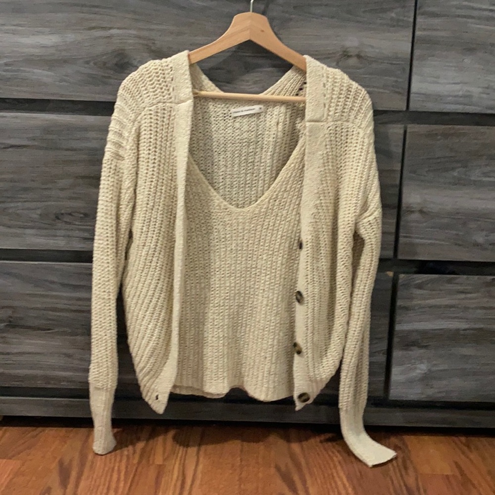 Two piece knitted